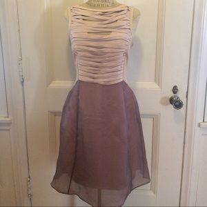 Reiss pink silk dress